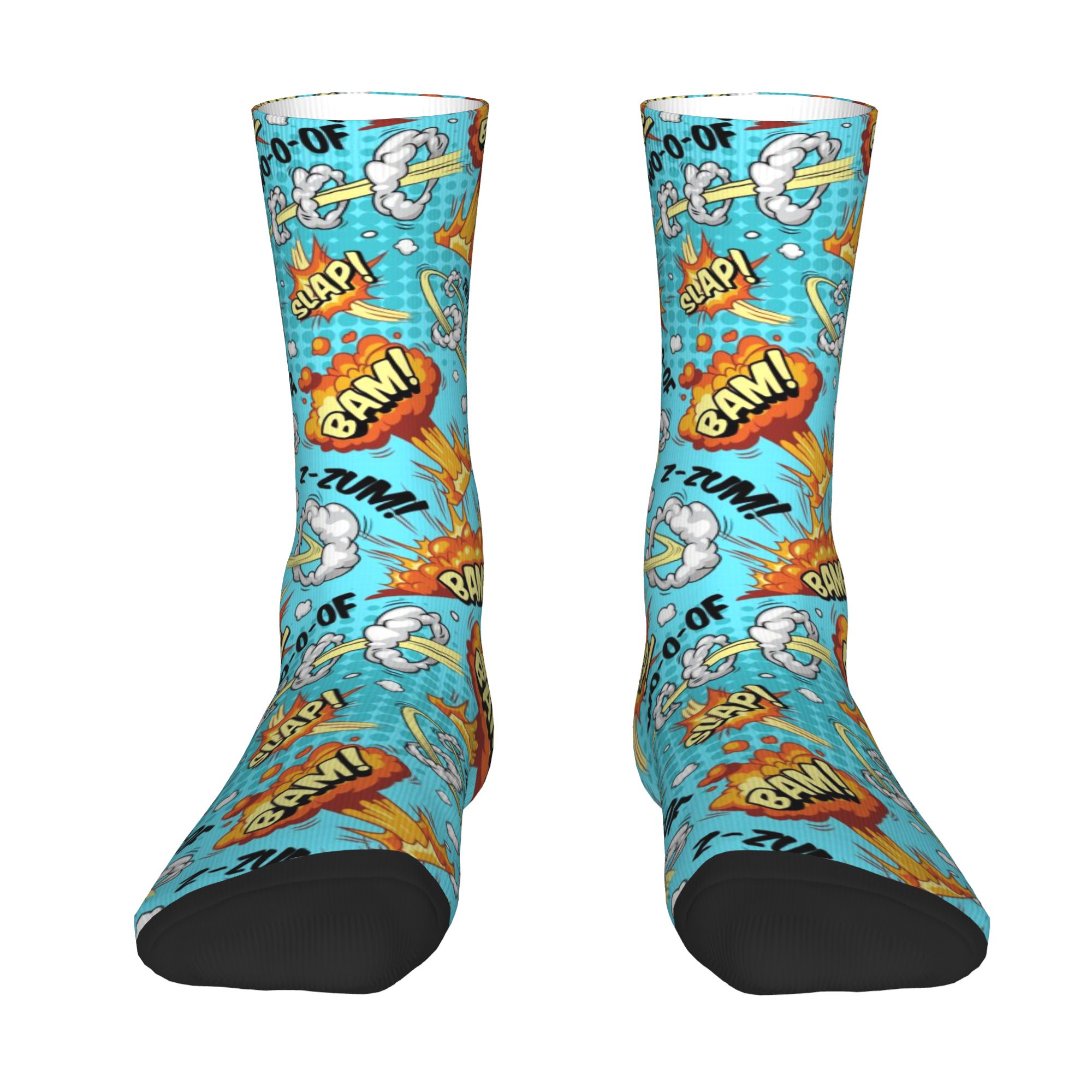 Dress Sock Men - Custom Comic Book Mens Crew Socks