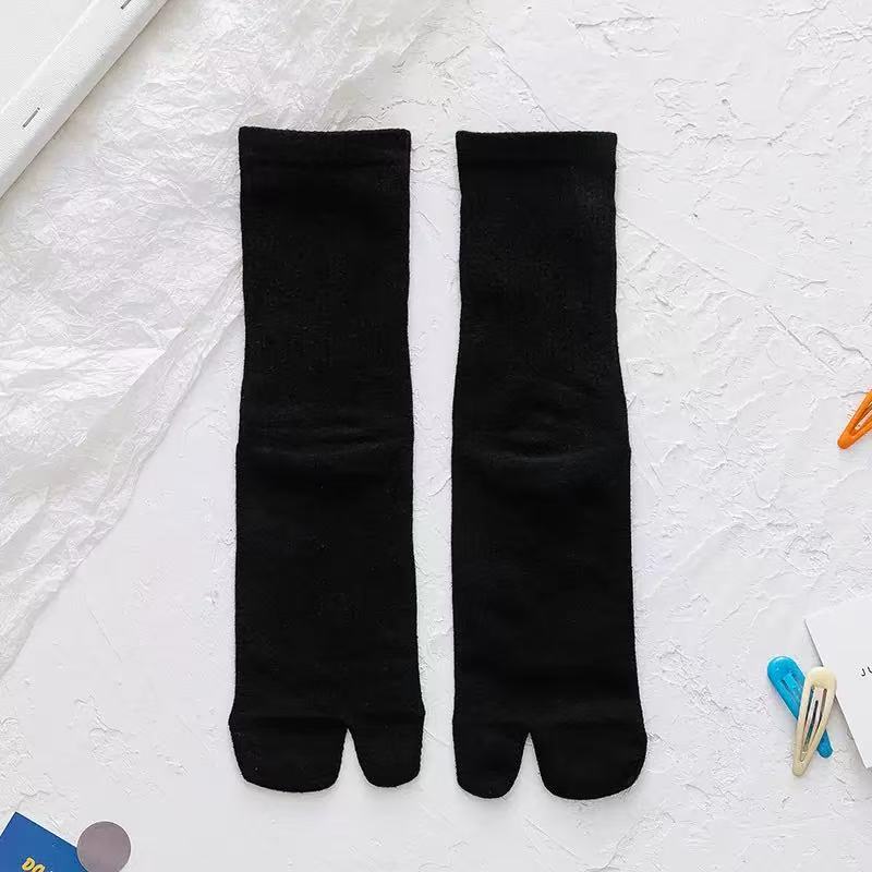 Candy Color Mid-Calf Tabi Sock - Toe Sock Split 评论和价格
