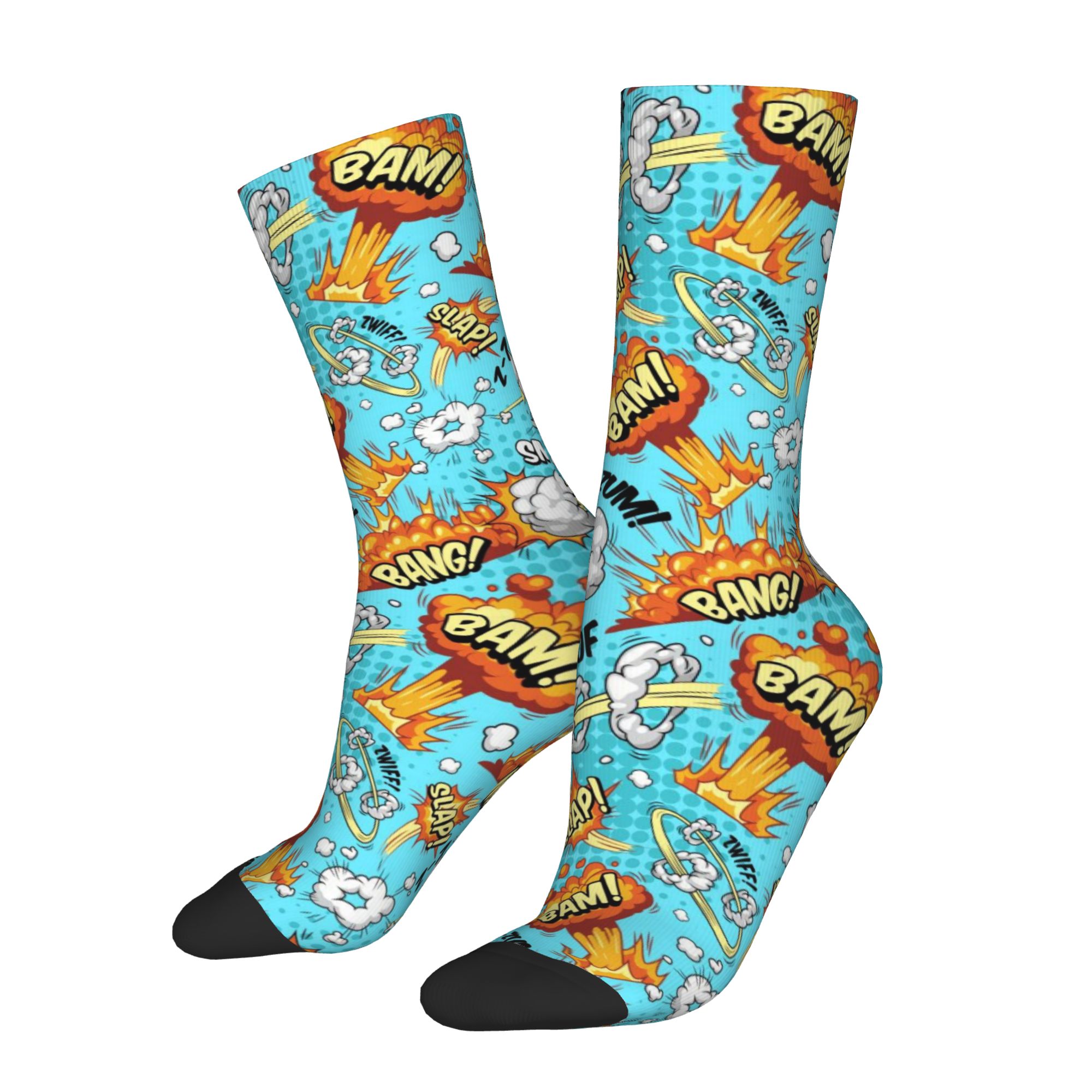 Custom Comic Book Mens Crew So - Dress Sock Men 评论和价格
