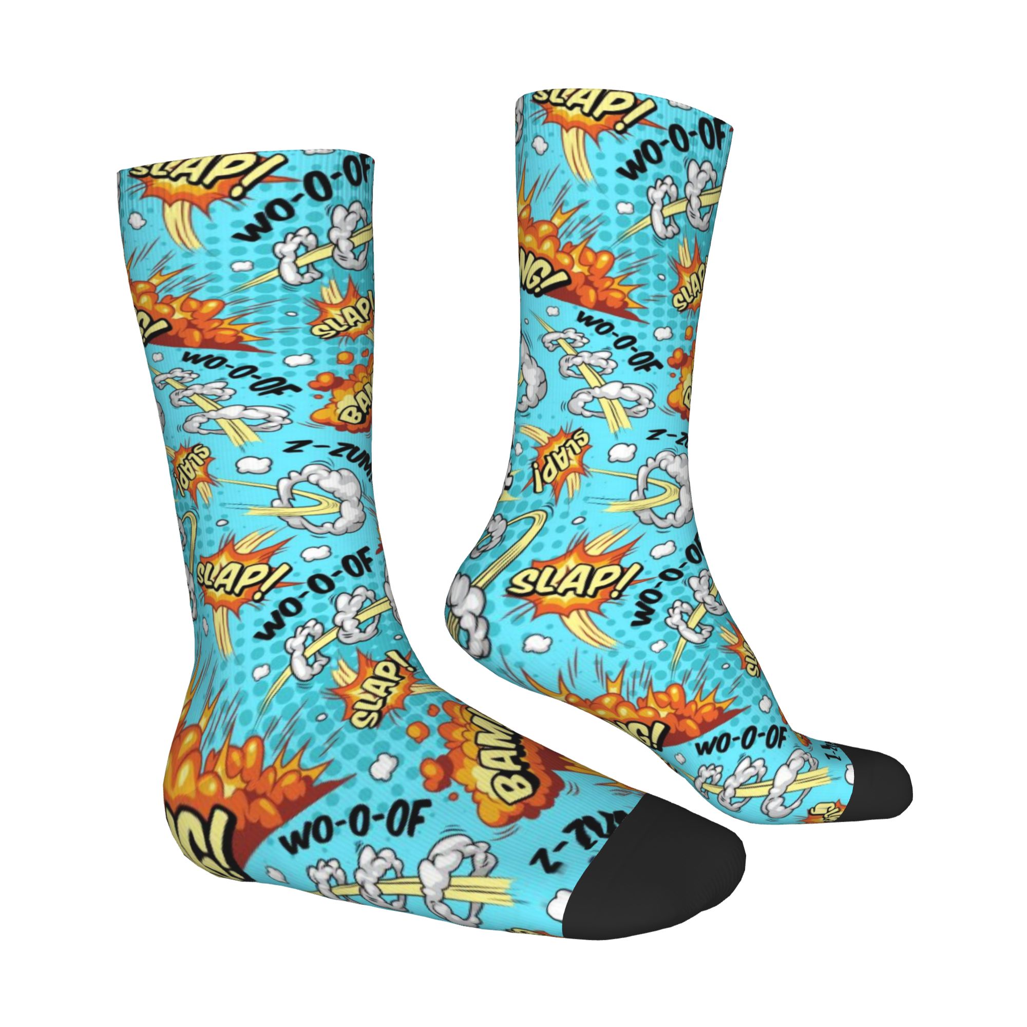 Custom Comic Book Mens Crew So - Dress Sock Men 评论和价格