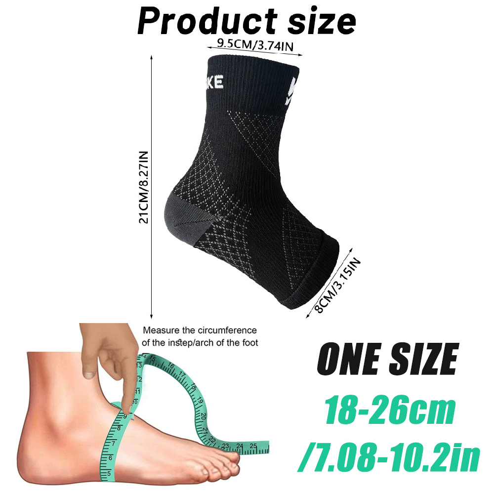 1Pair Lightweight Breathable A - Ankle Brace Sock 评论和价格